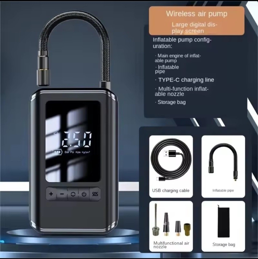 차량용 올인원  타이어 공기압 무선주입기 강력한 에어펌프  | 데얼스 아웃도어 전문 플랫폼