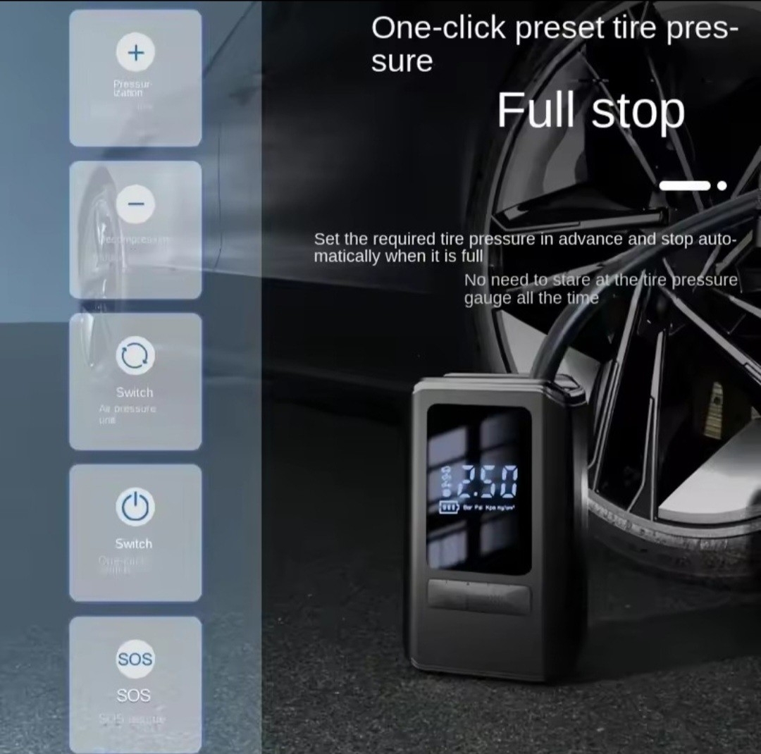 차량용 올인원  타이어 공기압 무선주입기 강력한 에어펌프  | 데얼스 아웃도어 전문 플랫폼