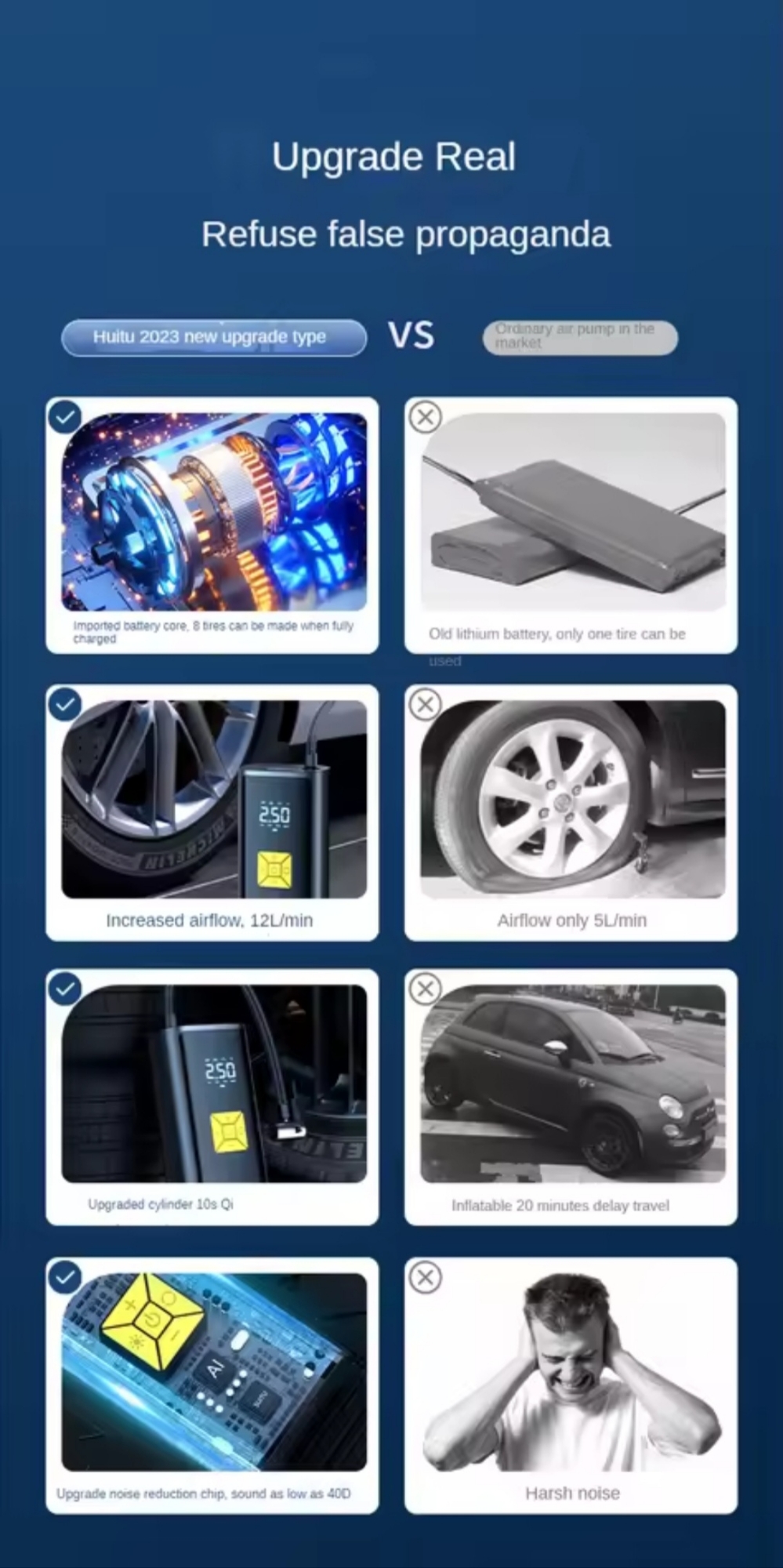 차량용  타이어 공기압 주입기 강력한 에어펌프  | 데얼스 아웃도어 전문 플랫폼