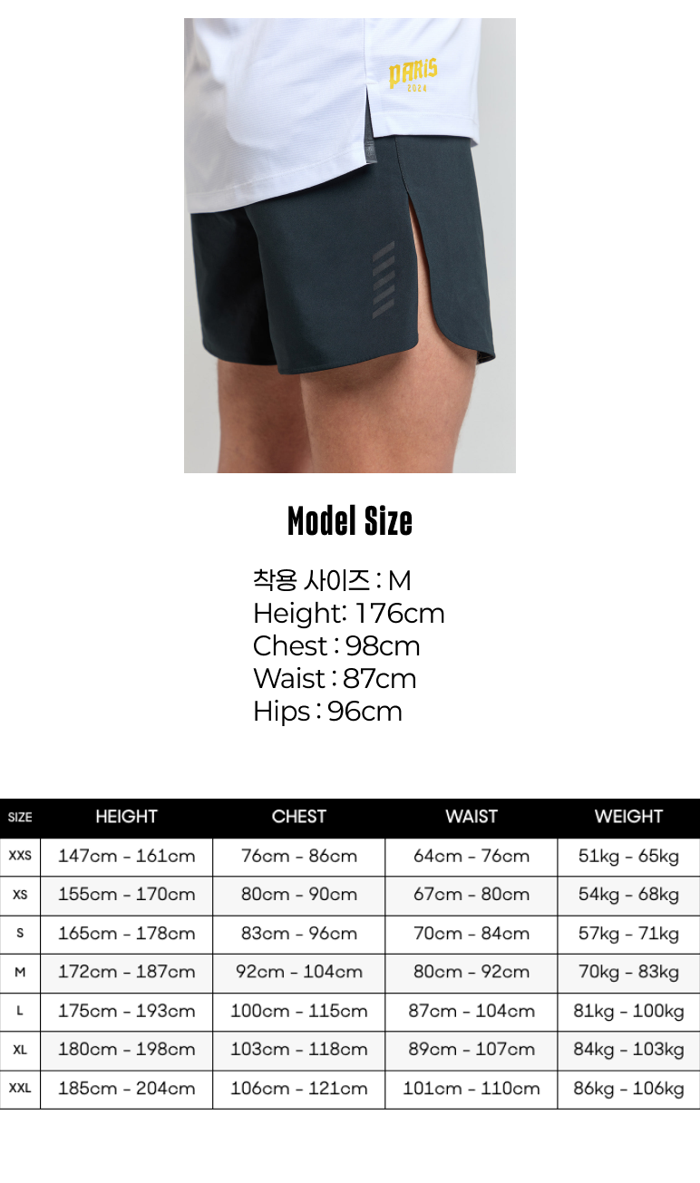 1-1 Men's Dry Shorts - Black - 그 외 정보.png