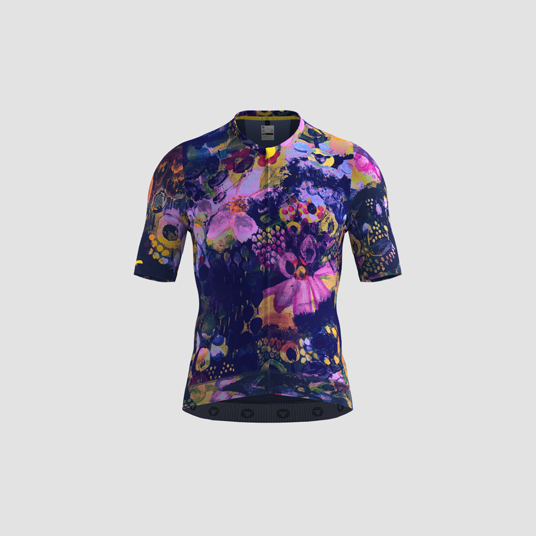블랙쉽 사이클링 팀 반팔 져지 디스트레스트 미드나잇 플로럴 남성 | 데얼스 아웃도어 전문 플랫폼