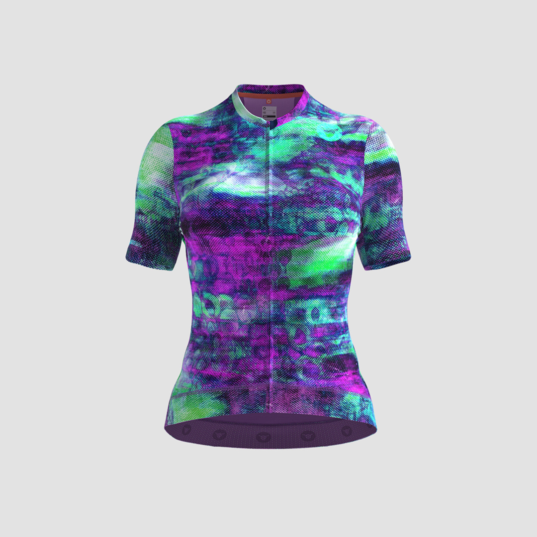 블랙쉽 사이클링 팀 반팔 져지 디스트레스트 퍼플 애쉬 여성 | 데얼스 아웃도어 전문 플랫폼