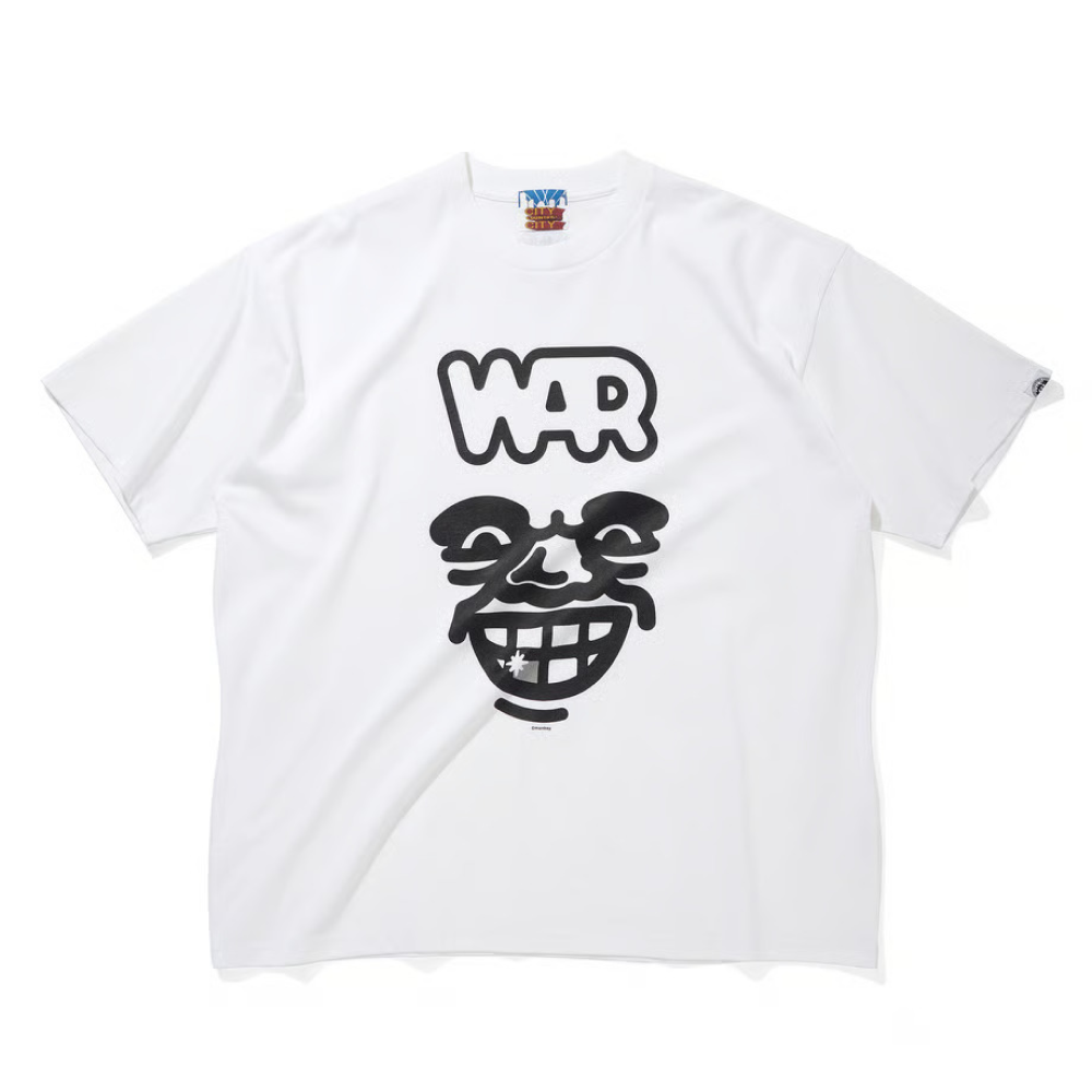 시티 컨트리 시티 x 워 코튼 반팔 티셔츠 망키 화이트 x 블랙 공용 | 데얼스 아웃도어 전문 플랫폼