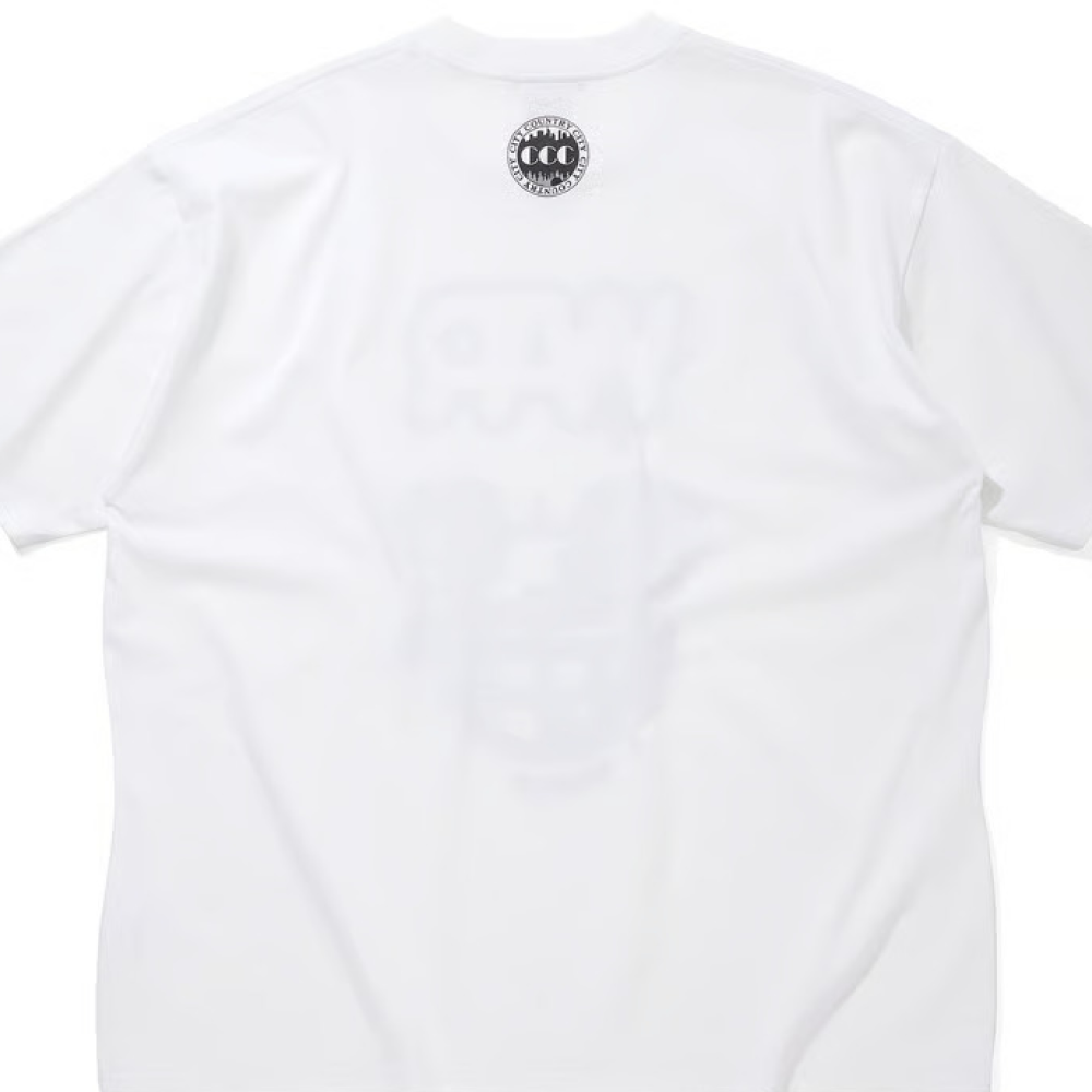 시티 컨트리 시티 x 워 코튼 반팔 티셔츠 망키 화이트 x 블랙 공용 | 데얼스 아웃도어 전문 플랫폼