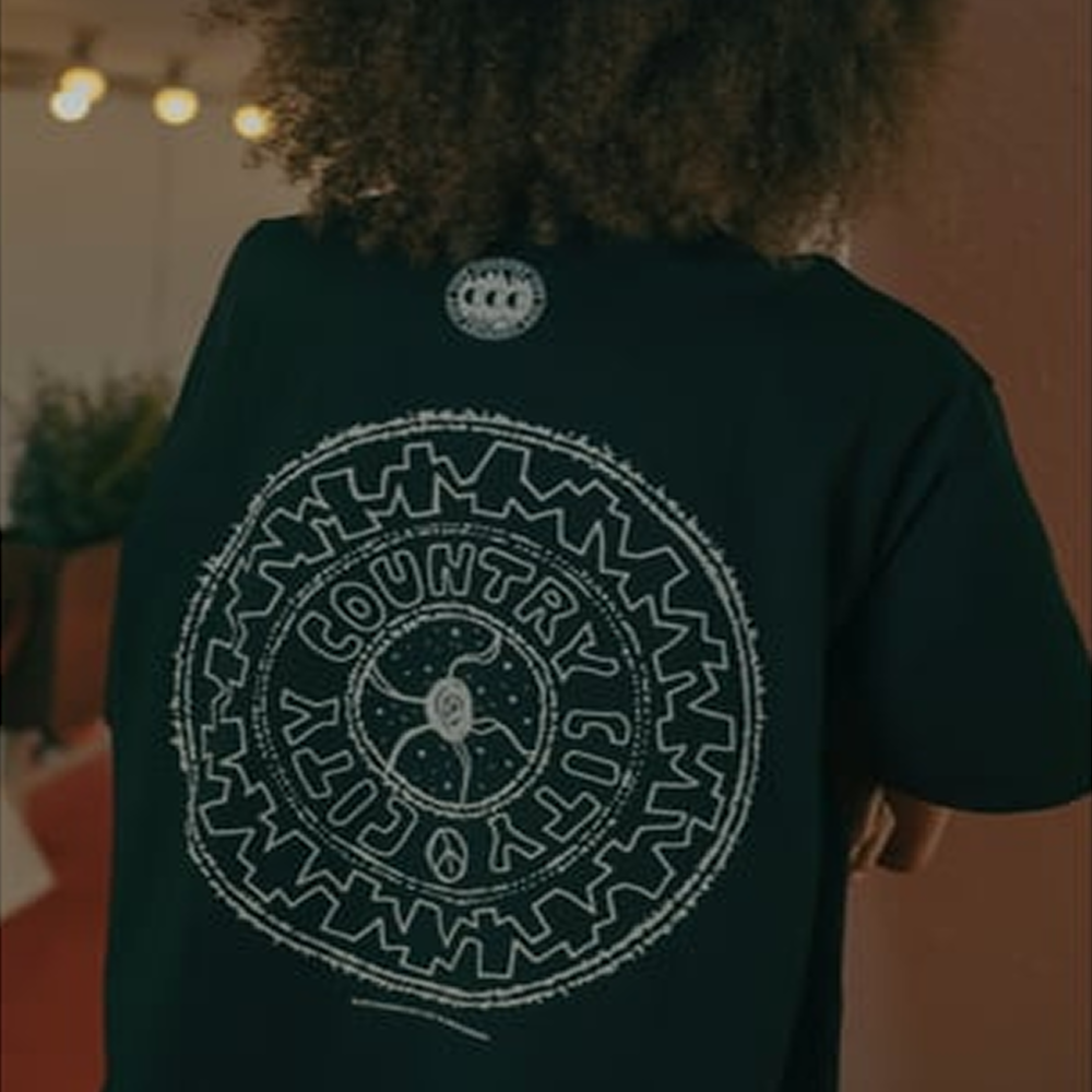 시티 컨트리 시티 코튼 반팔 티셔츠 블랙 공용 | 데얼스 아웃도어 전문 플랫폼