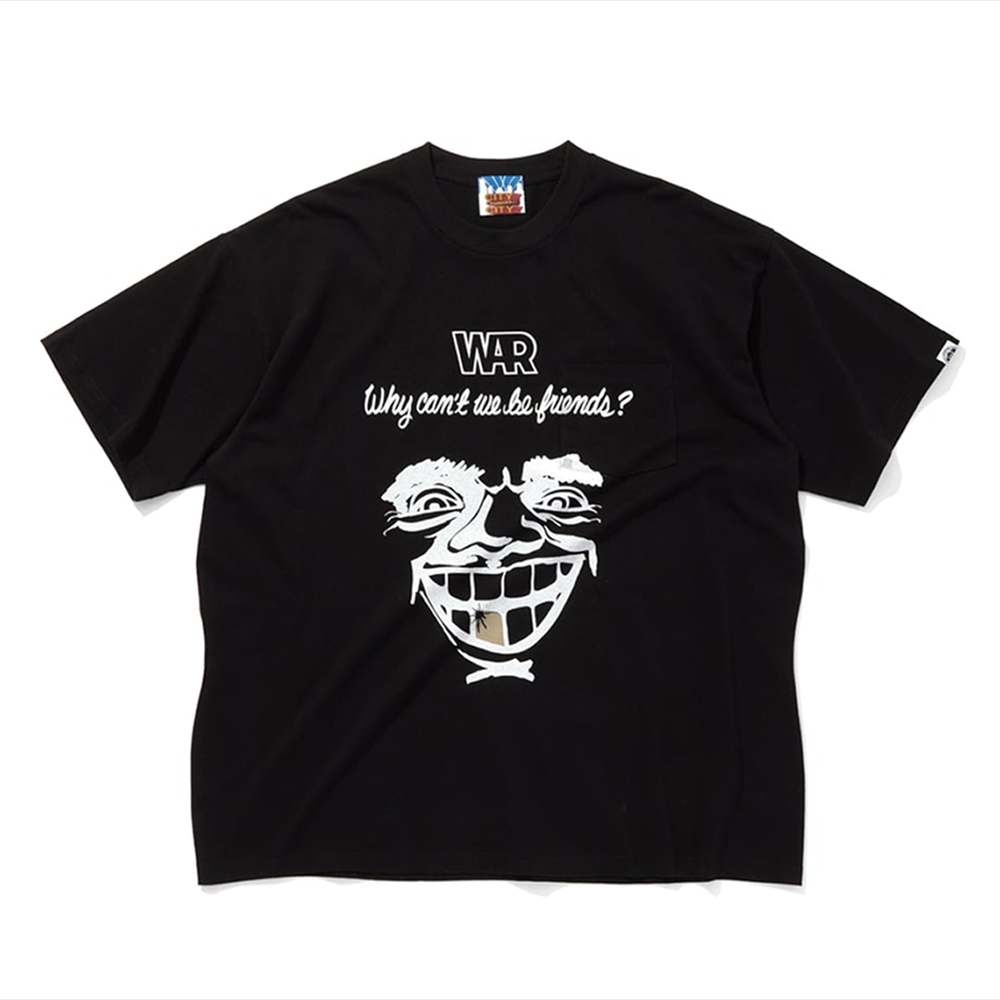 시티 컨트리 시티 x 워 코튼 포켓 반팔 티셔츠 와이 캔트 위 비 프렌즈? 002 블랙 공용 | 데얼스 아웃도어 전문 플랫폼