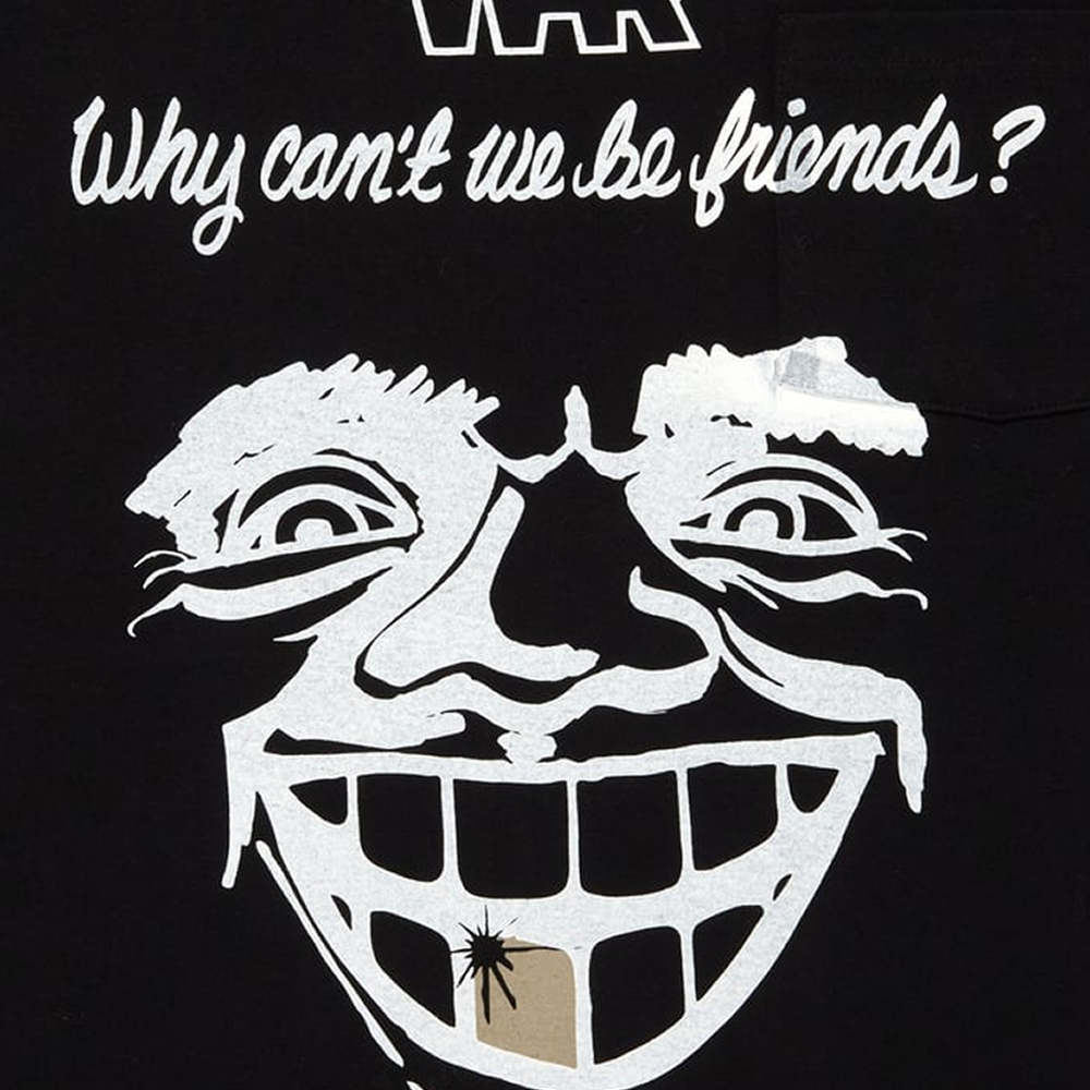 시티 컨트리 시티 x 워 코튼 포켓 반팔 티셔츠 와이 캔트 위 비 프렌즈? 002 블랙 공용 | 데얼스 아웃도어 전문 플랫폼