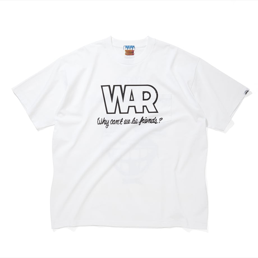 시티 컨트리 시티 x 워 코튼 포켓 반팔 티셔츠 와이 캔트 위 비 프렌즈? 001 화이트 공용 | 데얼스 아웃도어 전문 플랫폼