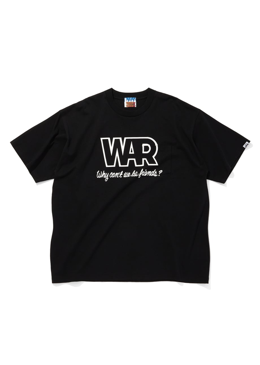 시티 컨트리 시티 x 워 코튼 포켓 반팔 티셔츠 와이 캔트 위 비 프렌즈? 001 블랙 공용 | 데얼스 아웃도어 전문 플랫폼