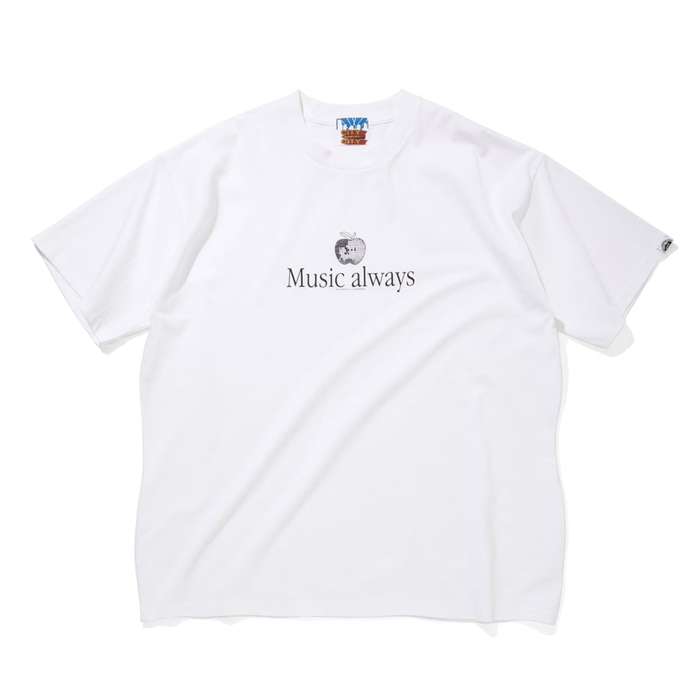 시티 컨트리 시티 코튼 반팔 티셔츠 뮤직 올웨이즈 화이트 공용 | 데얼스 아웃도어 전문 플랫폼