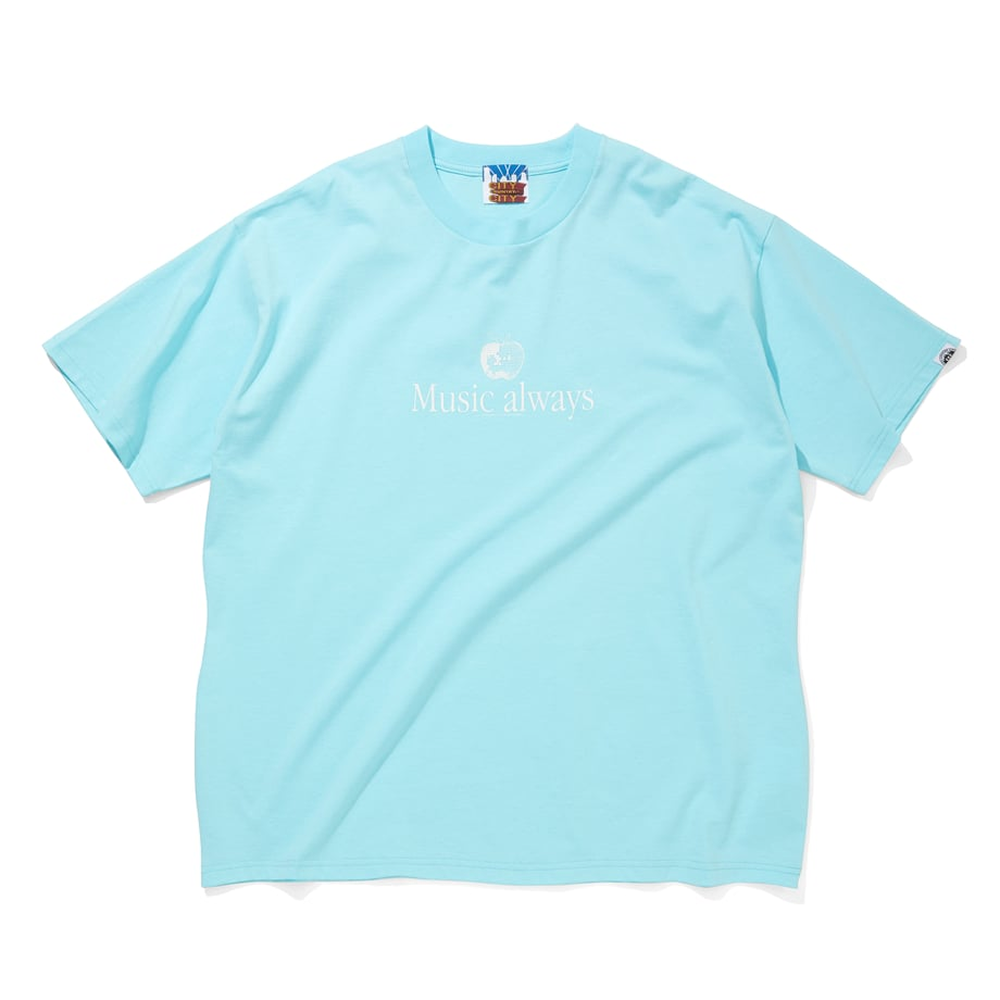 시티 컨트리 시티 코튼 반팔 티셔츠 뮤직 올웨이즈 블루 공용 | 데얼스 아웃도어 전문 플랫폼