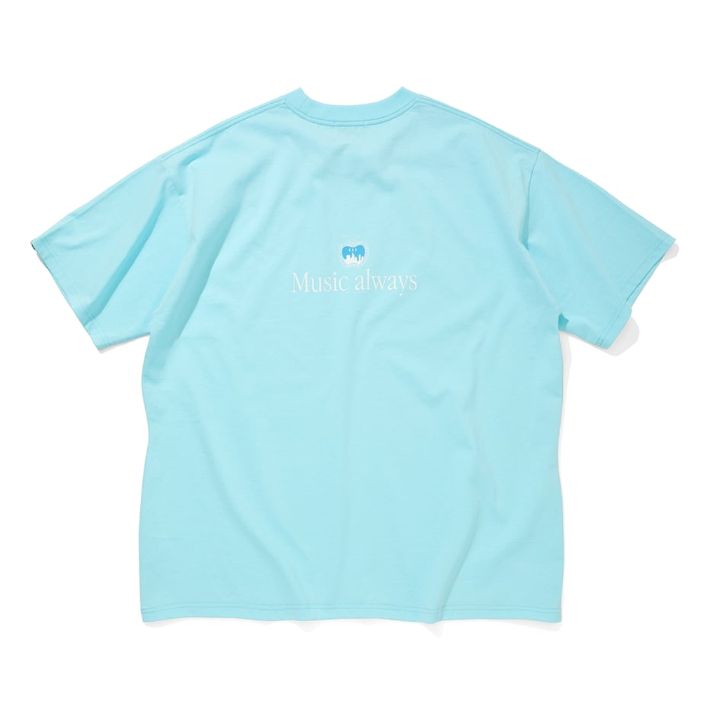 시티 컨트리 시티 코튼 반팔 티셔츠 뮤직 올웨이즈 블루 공용 | 데얼스 아웃도어 전문 플랫폼