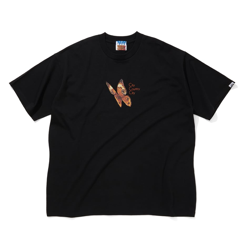 시티 컨트리 시티 x 로니 리스턴 스미스 코튼 티셔츠 리플렉션 오브 골든 드림 블랙 공용 | 데얼스 아웃도어 전문 플랫폼