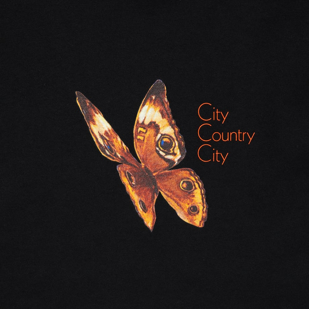 시티 컨트리 시티 x 로니 리스턴 스미스 코튼 티셔츠 리플렉션 오브 골든 드림 블랙 공용 | 데얼스 아웃도어 전문 플랫폼