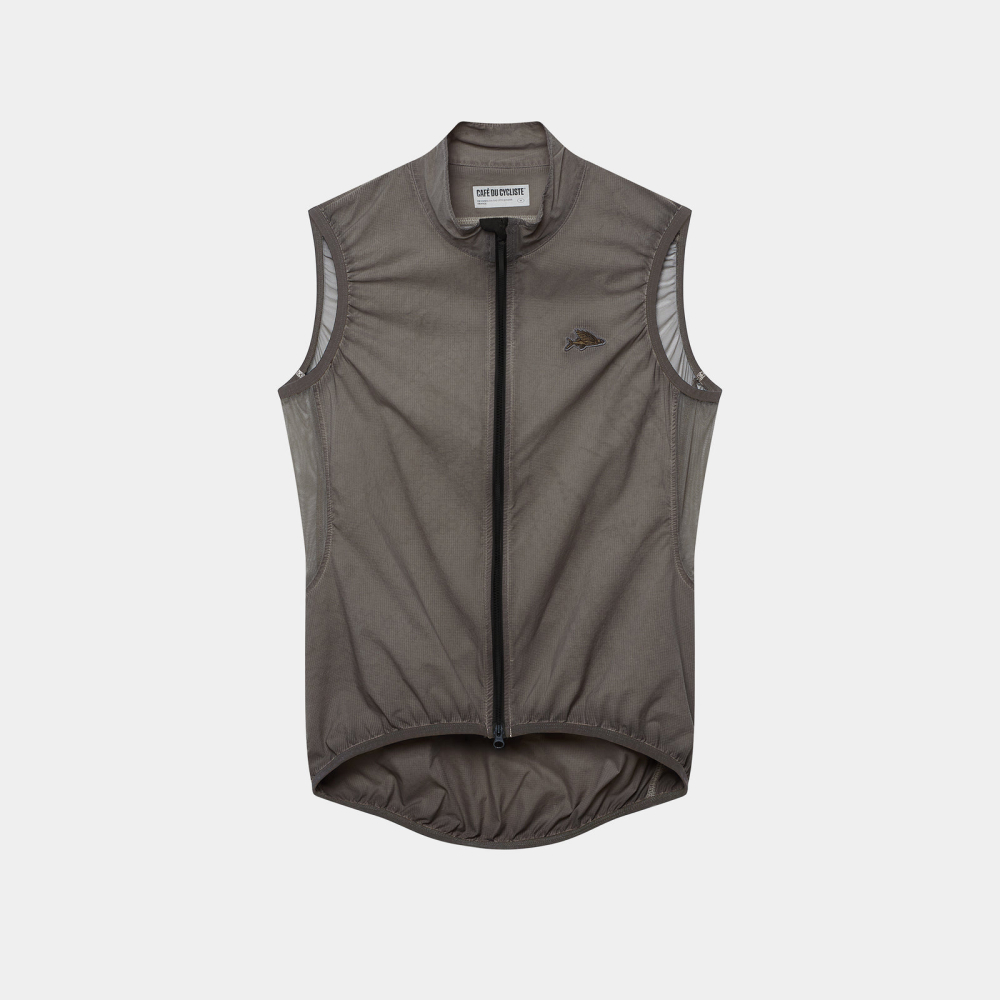 카페 드 사이클리스트 에디트 클래식 질넷 바람막이 조끼 콜드 다이 차콜 남성 | 데얼스 아웃도어 전문 플랫폼