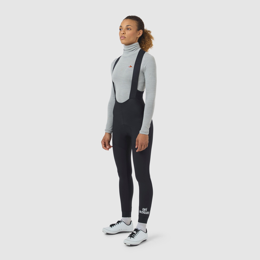 카페 드 사이클리스트 엘리즈 클래식 기모 빕 타이즈 블랙 여성 | 데얼스 아웃도어 전문 플랫폼