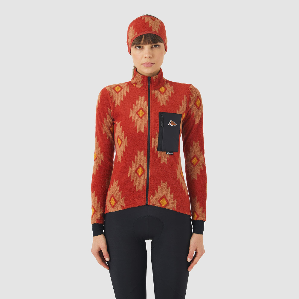 카페 드 사이클리스트 솔란지 아웃랜드 긴팔 져지 클레이 샌드스톤 여성 | 데얼스 아웃도어 전문 플랫폼