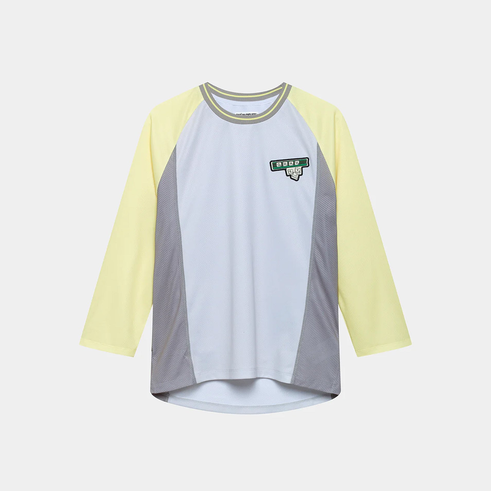 카페 드 사이클리스트 바바라 아웃랜드 반팔 져지 스크래블 나폴리 옐로우 그레이 남성 | 데얼스 아웃도어 전문 플랫폼