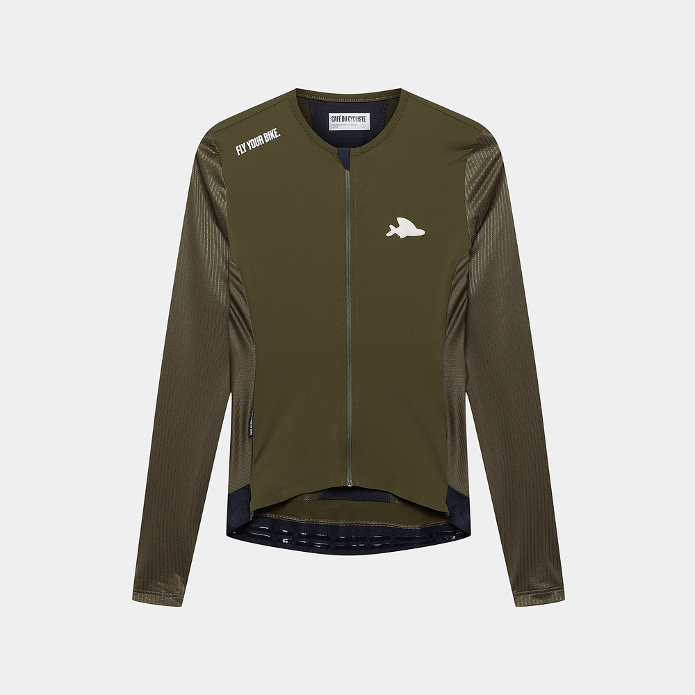 카페 드 사이클리스트 록산 레이스 긴팔 져지 카키 남성 | 데얼스 아웃도어 전문 플랫폼