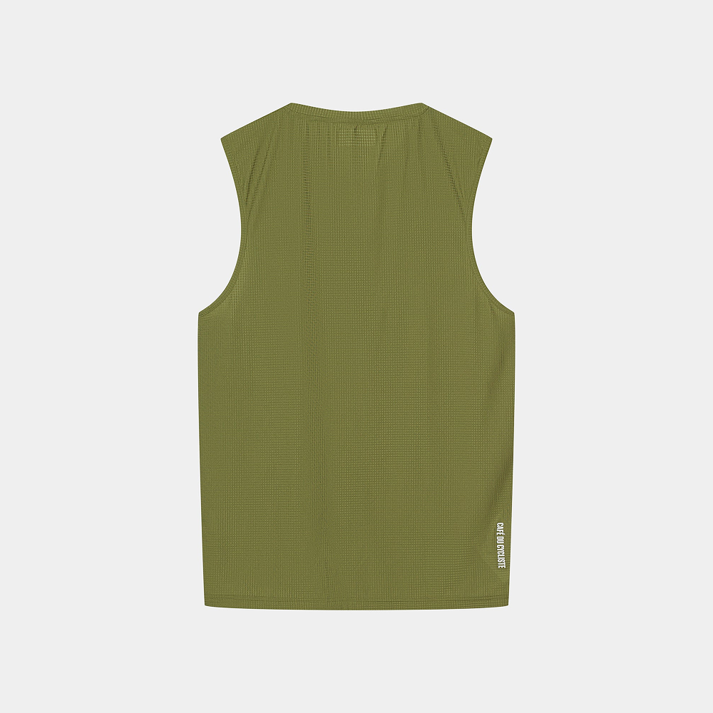 카페 드 사이클리스트 알릭스 액티브 민소매 카키 남성 | 데얼스 아웃도어 전문 플랫폼