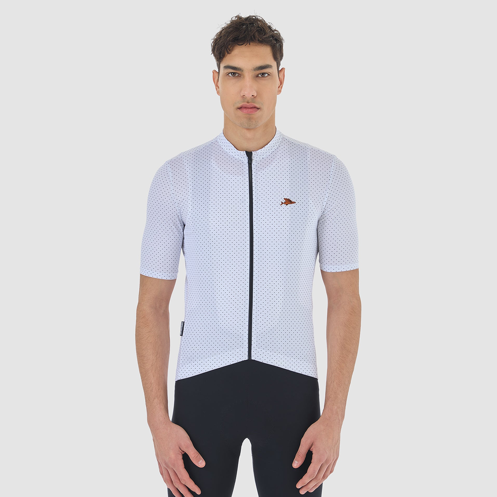 카페 드 사이클리스트 플로레뜨 클래식 반팔 져지 화이트 남성 | 데얼스 아웃도어 전문 플랫폼