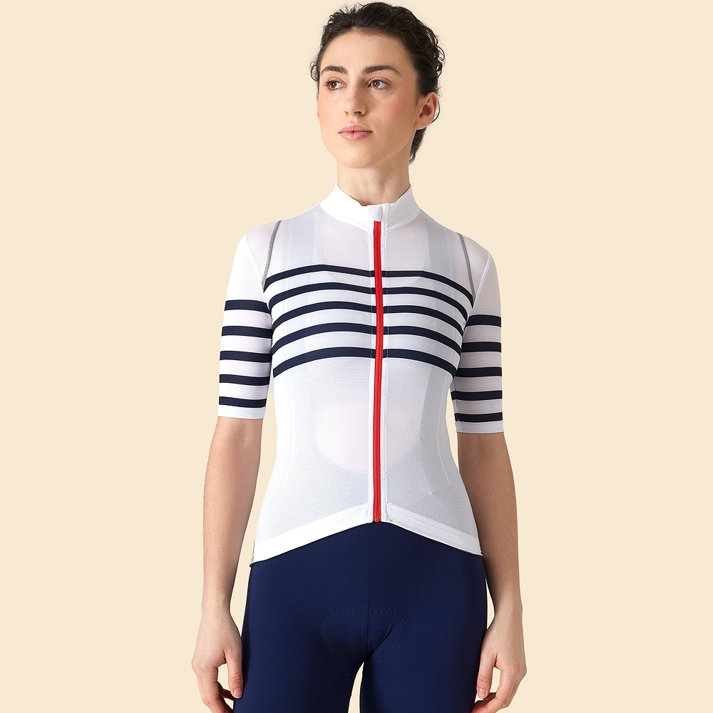 카페 드 사이클리스트 모나 아닥스 반팔 져지 클래식 화이트 여성 | 데얼스 아웃도어 전문 플랫폼