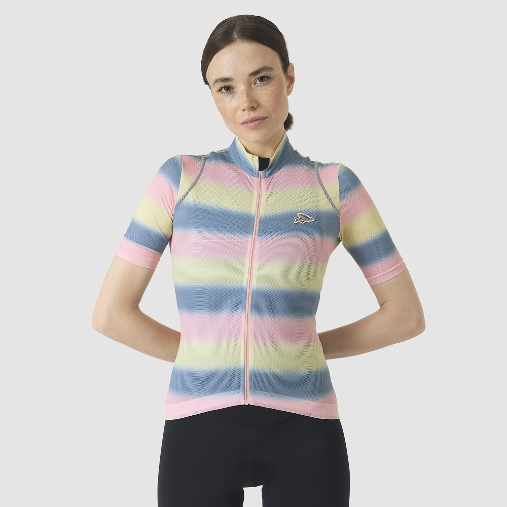 카페 드 사이클리스트 모나 아닥스 반팔 져지 플러시 나폴리 옐로우 여성 | 데얼스 아웃도어 전문 플랫폼