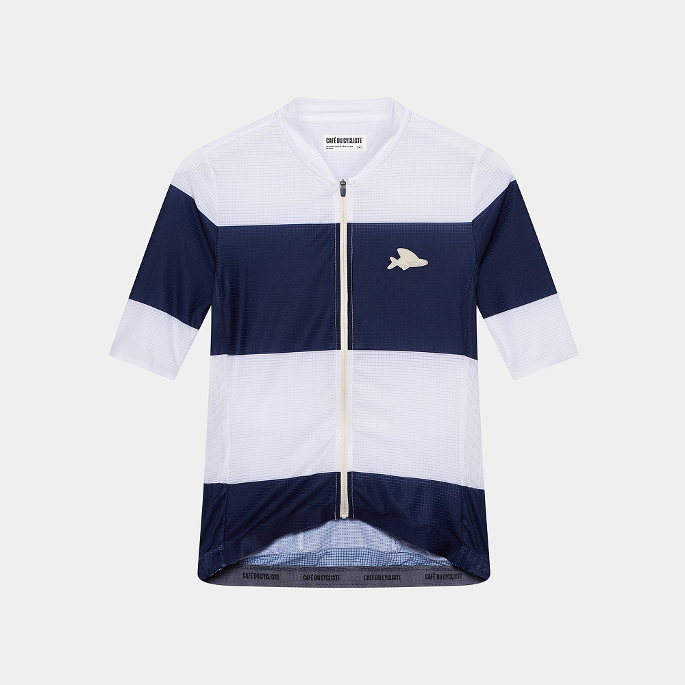 카페 드 사이클리스트 엔젤린 레이스 반팔 져지 네이비 화이트 남성 | 데얼스 아웃도어 전문 플랫폼