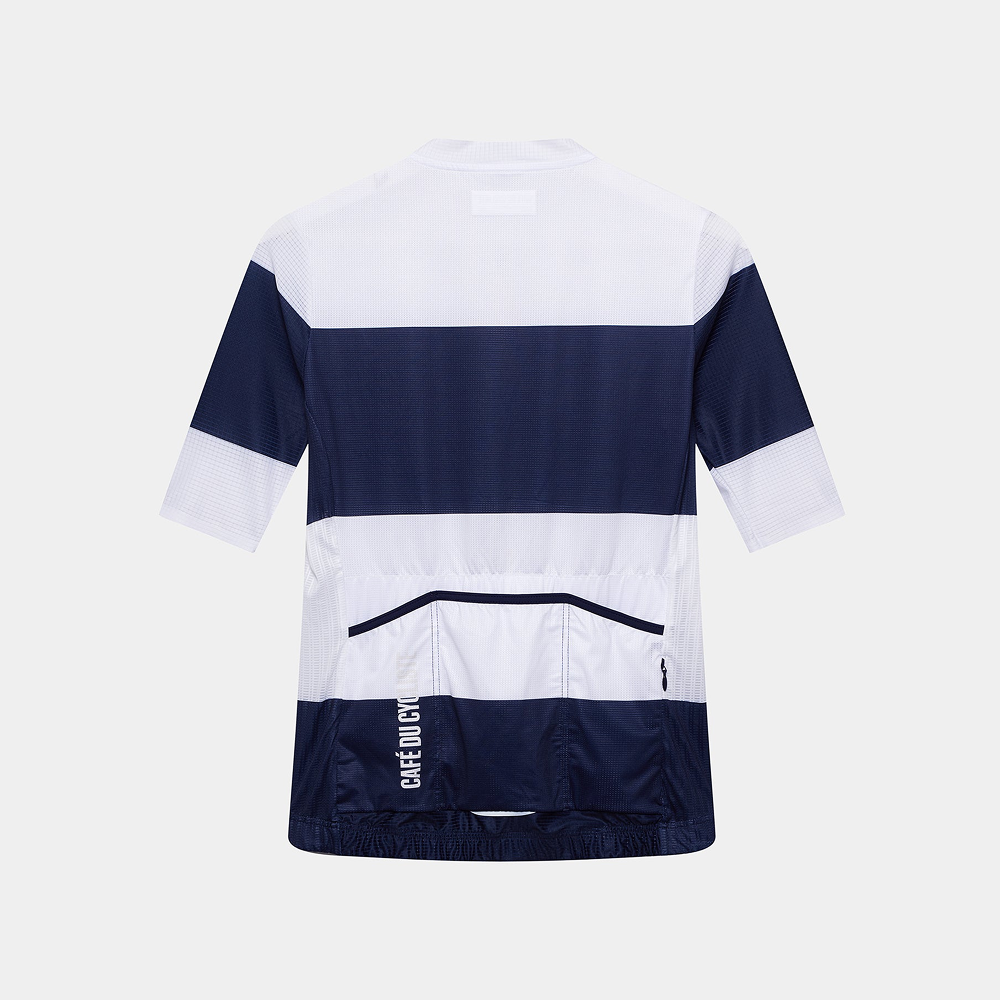 카페 드 사이클리스트 엔젤린 레이스 반팔 져지 네이비 화이트 남성 | 데얼스 아웃도어 전문 플랫폼