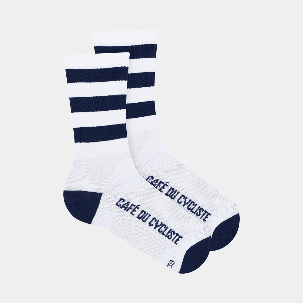 카페 드 사이클리스트 스케이트 클래식 삭스 양말 네이비 온 화이트 공용 | 데얼스 아웃도어 전문 플랫폼