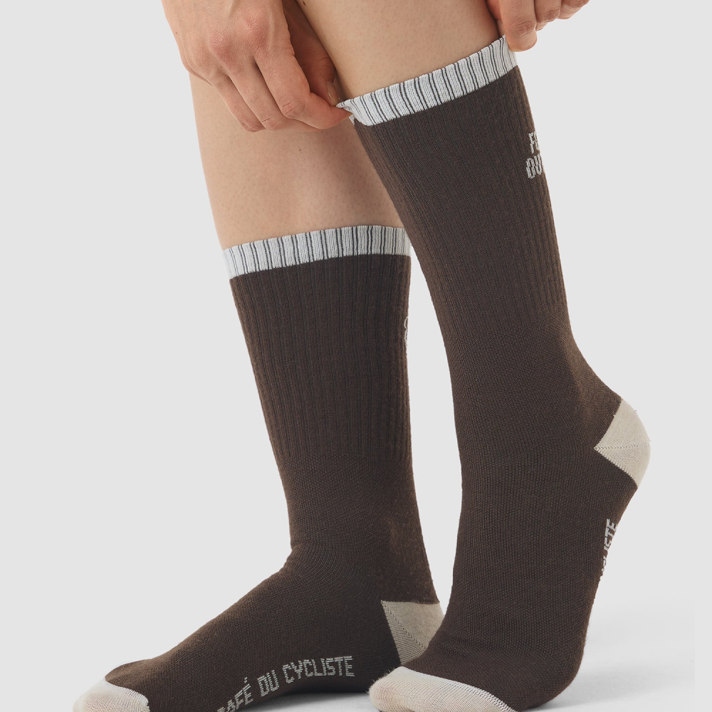 카페 드 사이클리스트 모토 아웃랜드 삭스 양말 쵸크 온 차콜 공용 | 데얼스 아웃도어 전문 플랫폼