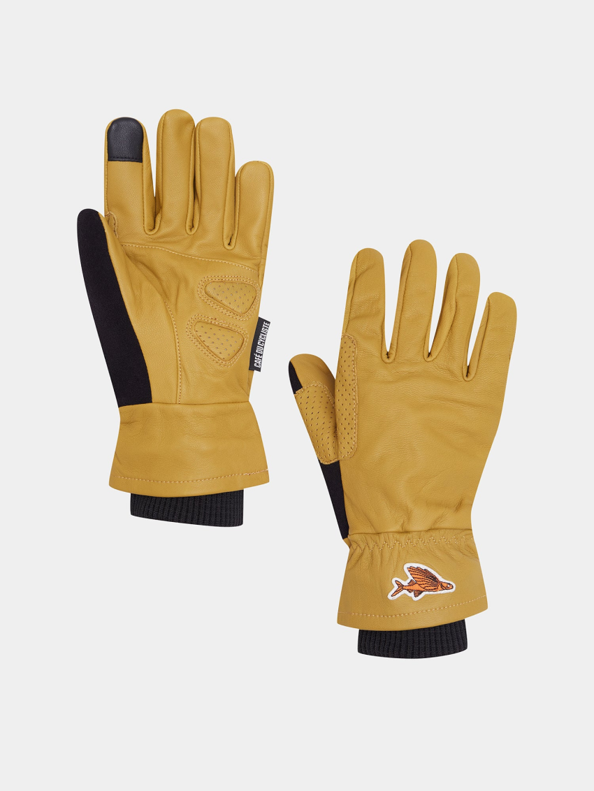 Gravel Leather Gloves U Mustard 3.png