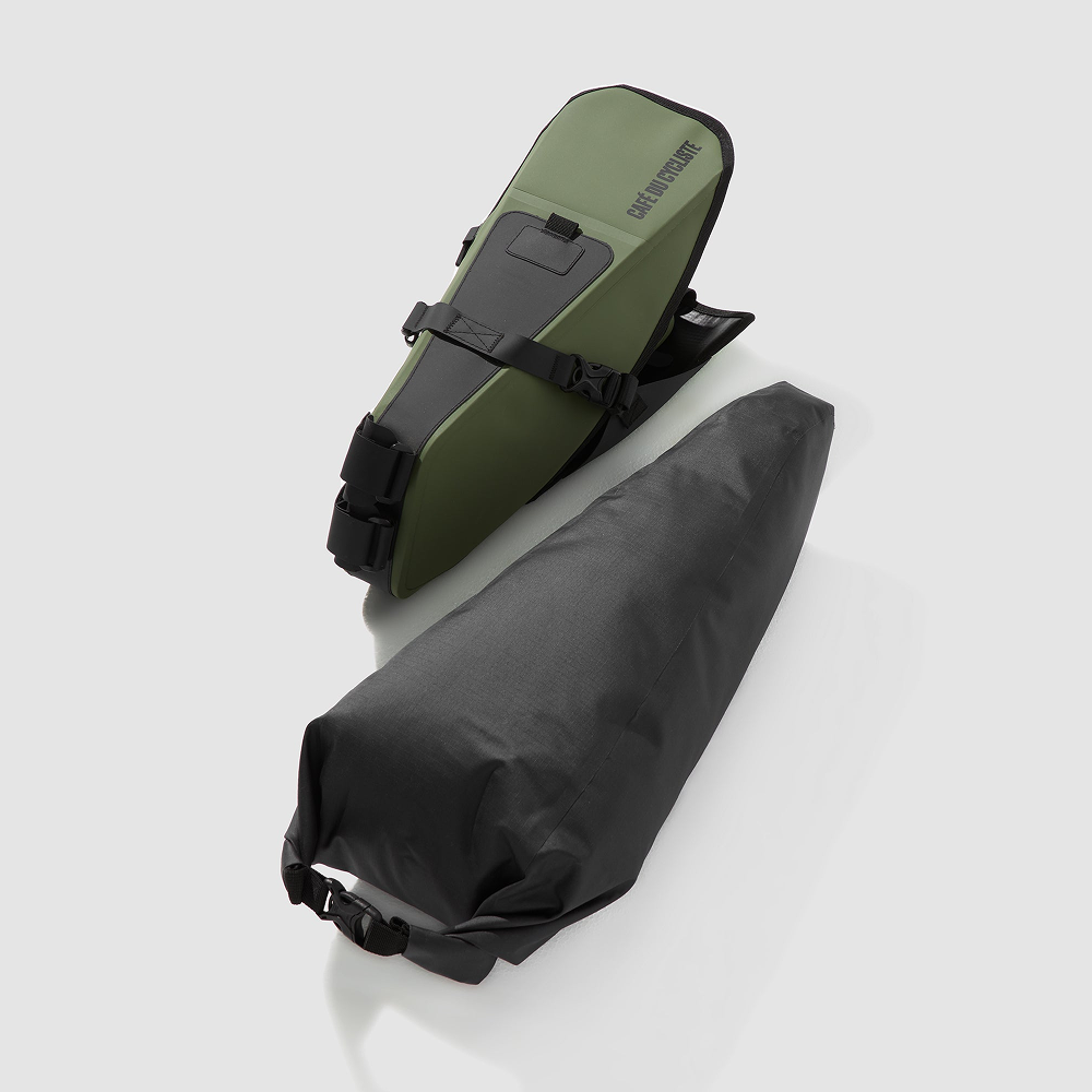 카페 드 사이클리스트 아웃랜드 바이크 패킹 새들백 안장가방 카키 공용 | 데얼스 아웃도어 전문 플랫폼