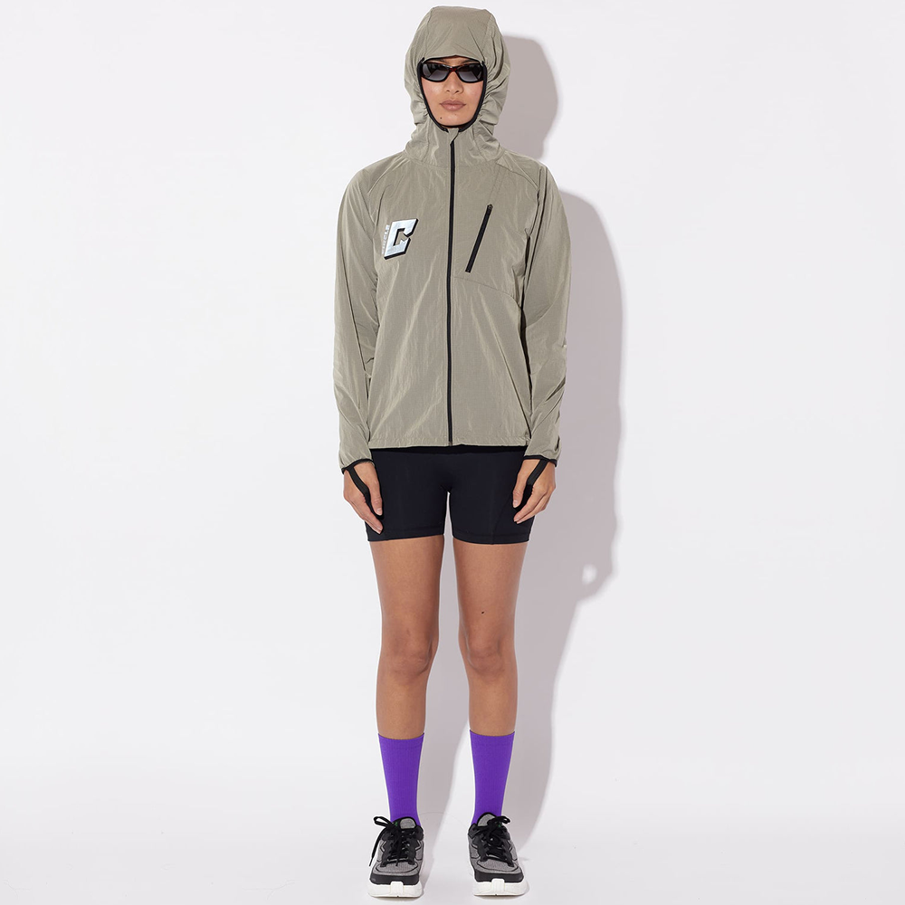 써클 윈드러너 바람막이 자켓 포실 브라운 여성 | 데얼스 아웃도어 전문 플랫폼