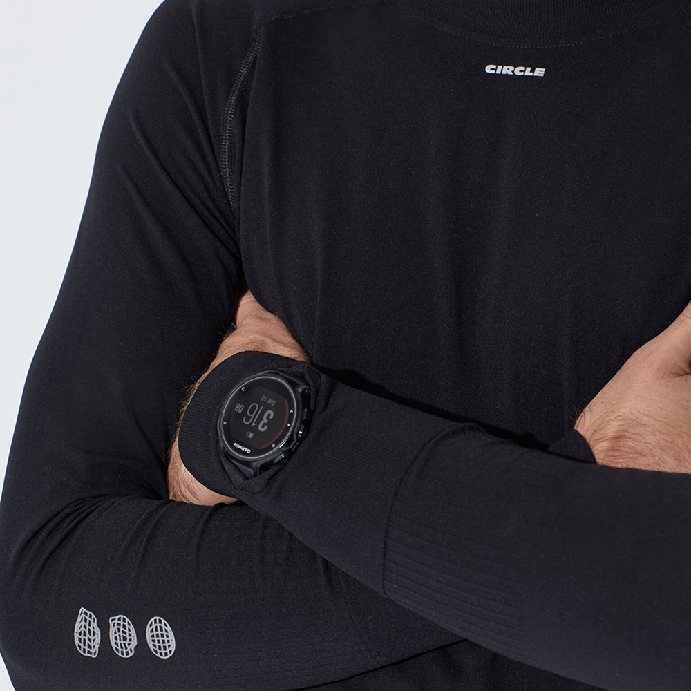 써클 에센셜 엔듀런스 베이스레이어 블랙 남성 | 데얼스 아웃도어 전문 플랫폼