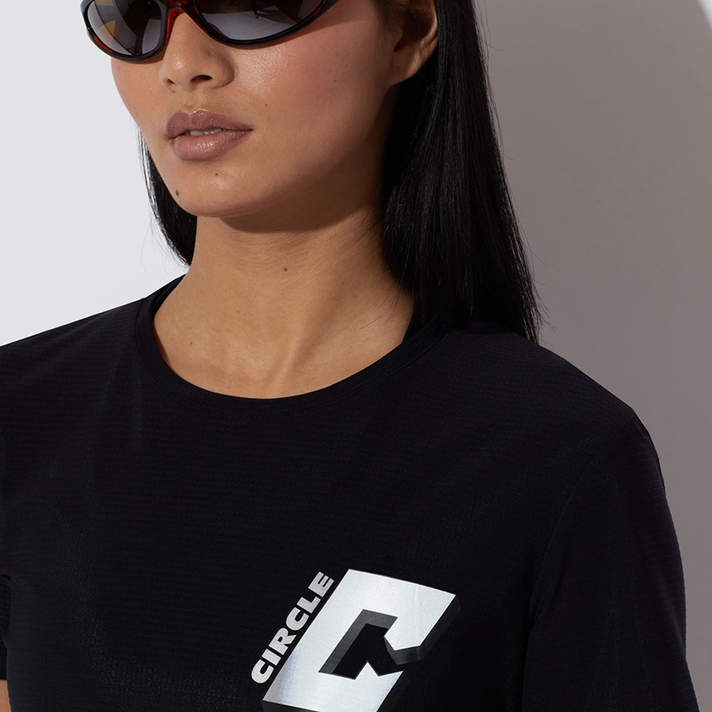 써클 레전드 반팔 티셔츠 오닉스 블랙 여성 | 데얼스 아웃도어 전문 플랫폼