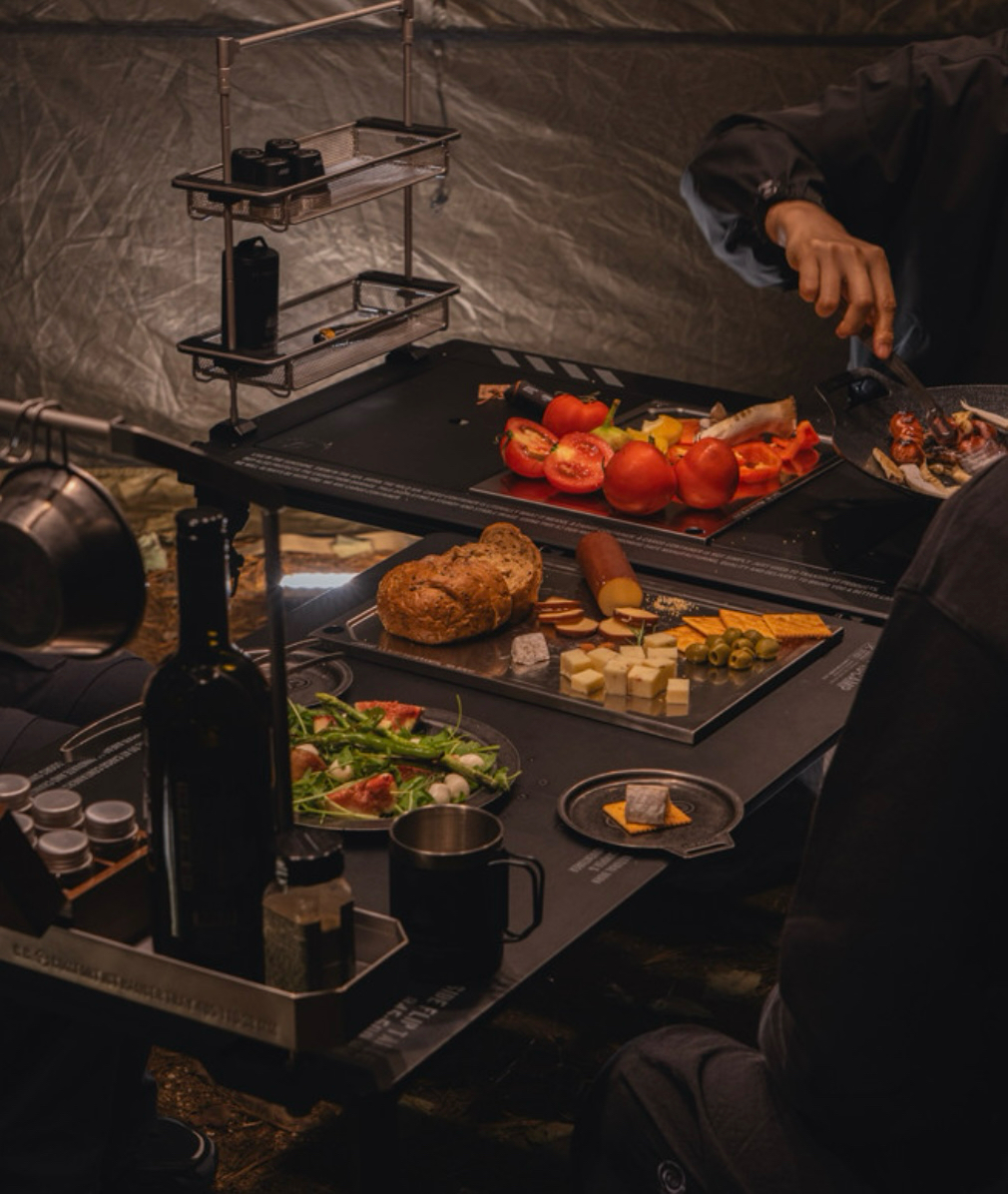 새상품)카고컨테이너 사이드테이블 블랙 | 데얼스 아웃도어 전문 플랫폼