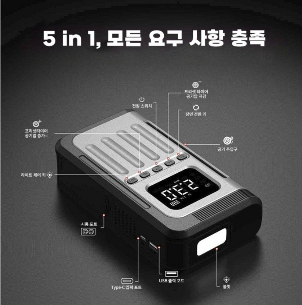 차량용 점프스타터 스마트 안전점프선새제품 미사용제품입니다 스마트 센서 역전류 방지초보자를 위한 안전클립으로 과방전 과전압 과전류 모두방지합니다올바르게 연결시 녹색 불빛 ON잘못 연결시 적색 불빛 경고음 | 데얼스 아웃도어 전문 플랫폼