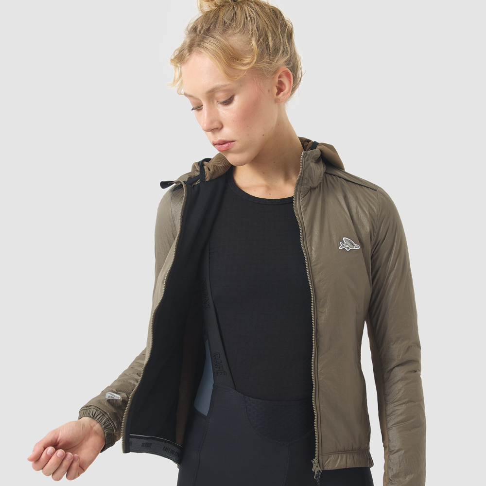 카페 드 사이클리스트 리제 아닥스 써멀 보온 자켓 캐롭 브라운 여성 | 데얼스 아웃도어 전문 플랫폼