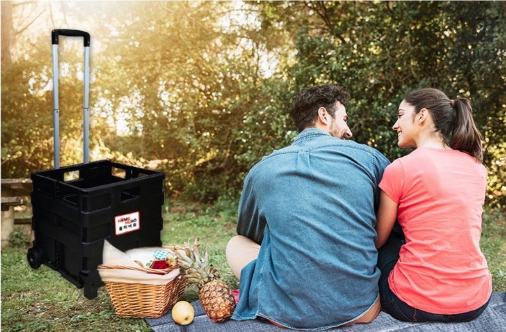 접이식 쇼핑카트 폴딩 시장바구니 캐리어 중형 캠핑 아웃도어캠핑, 쇼핑, 나들이 등 다용도로 활용 가능한 접이식 카트입니다. 접이식이라 보관이 용이하고, 튼튼한 재질로 제작되어 무거운 짐도 거뜬히 옮길 수 있습니다 | 데얼스 아웃도어 전문 플랫폼