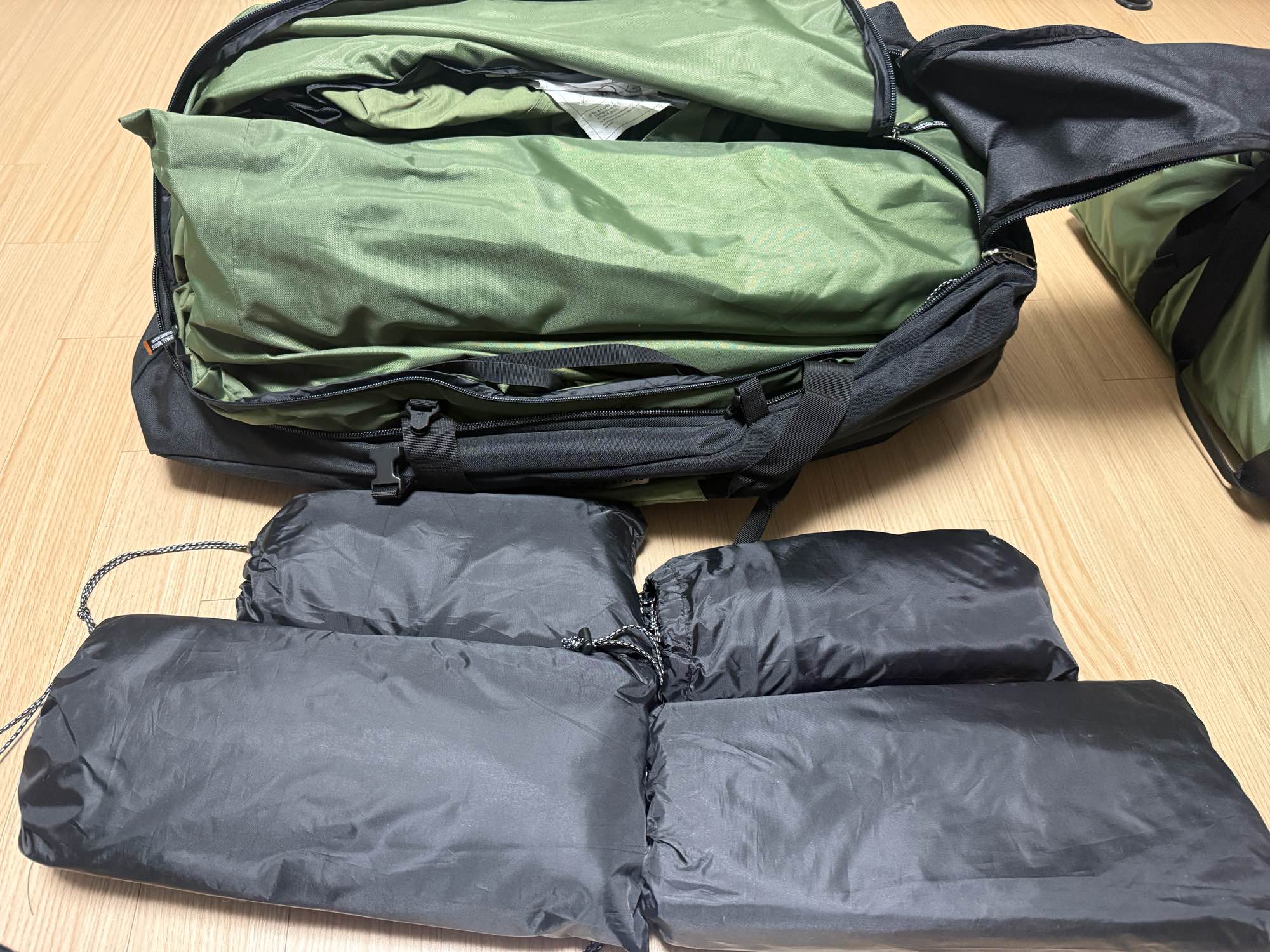 쉘터gh 올리브 베스티블 풀세트 | 데얼스 아웃도어 전문 플랫폼