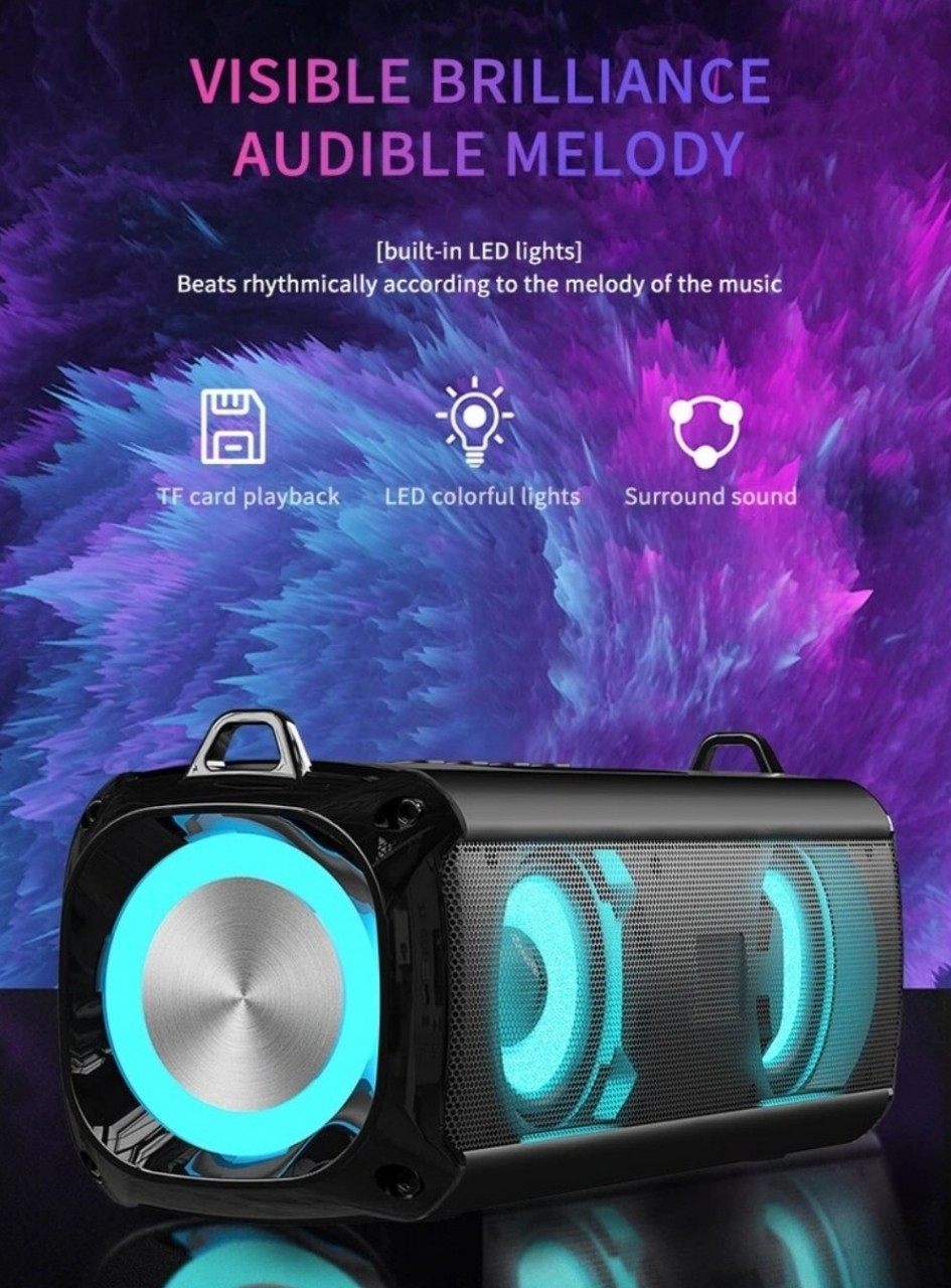 Rockmi RGB LED 스피커 팝니다. 무선 연결이 가능하고, 숄더 스트랩이 있어서 휴대하기 용이합니다. RGB LED가 장착되어 시각적인 효과도 뛰어납니다. 문의 없으시면 바로 안전결제해주시면 됩니다!Roc | 데얼스 아웃도어 전문 플랫폼