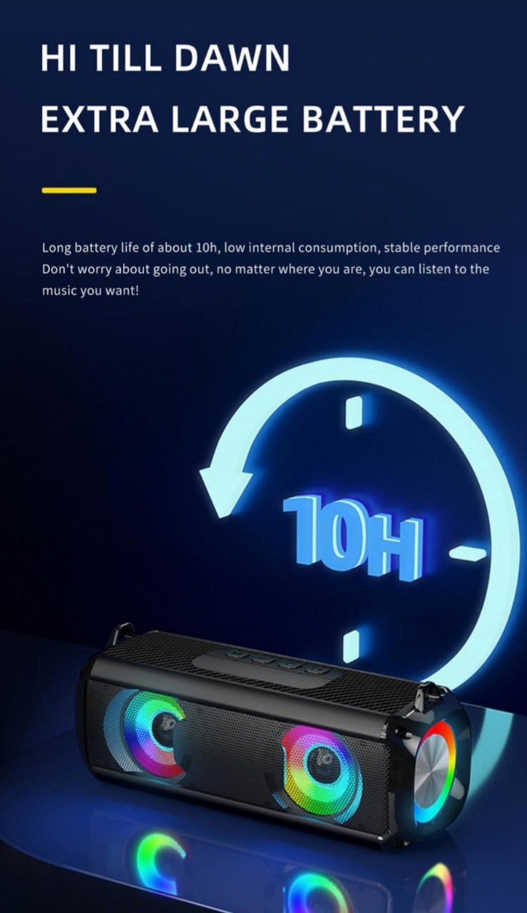 Rockmi RGB LED 스피커 팝니다. 무선 연결이 가능하고, 숄더 스트랩이 있어서 휴대하기 용이합니다. RGB LED가 장착되어 시각적인 효과도 뛰어납니다. 문의 없으시면 바로 안전결제해주시면 됩니다!Roc | 데얼스 아웃도어 전문 플랫폼