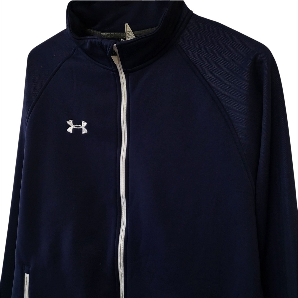 언더아머 네이비 져지 100-105 트랙탑 | 데얼스 아웃도어 전문 플랫폼