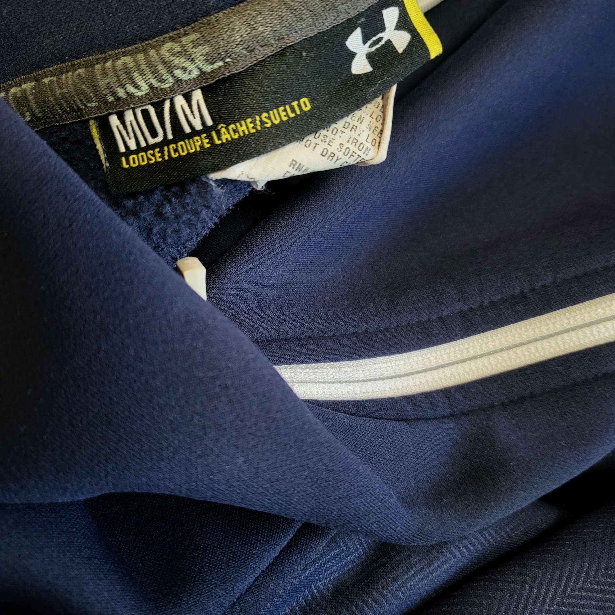 언더아머 네이비 져지 100-105 트랙탑 | 데얼스 아웃도어 전문 플랫폼