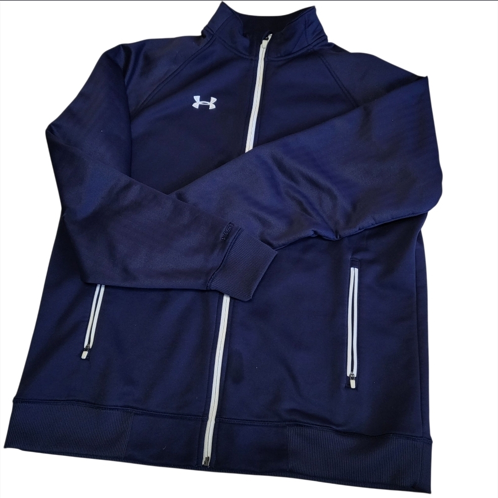 언더아머 네이비 져지 100-105 트랙탑 | 데얼스 아웃도어 전문 플랫폼