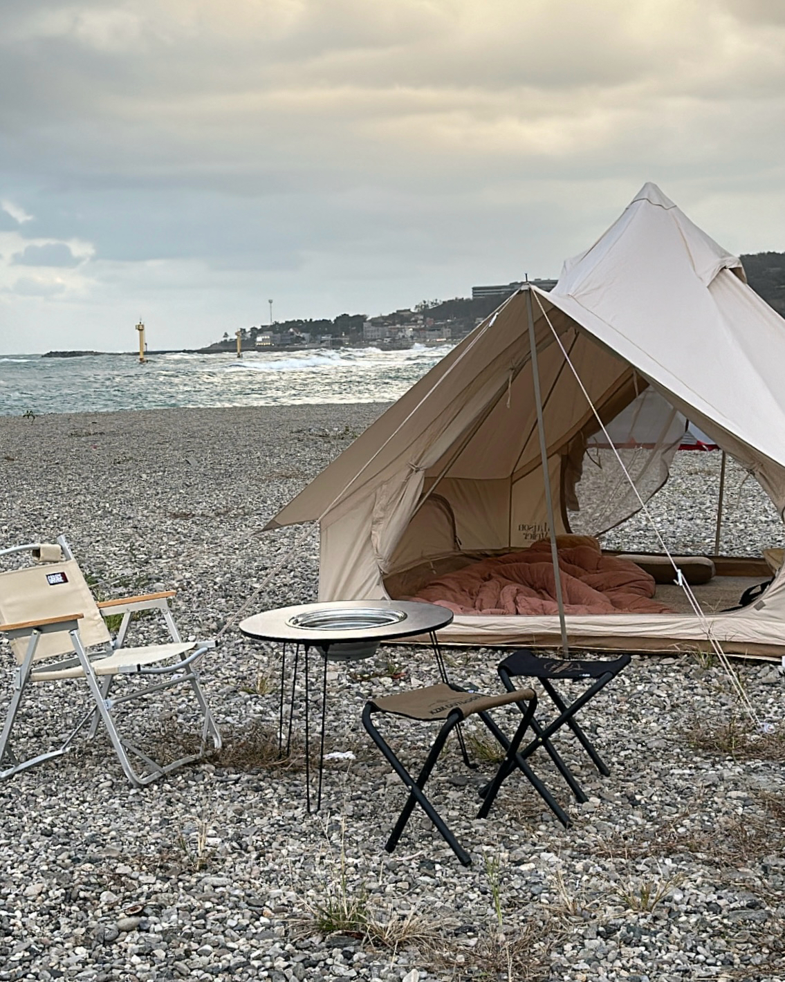 메종 아뜰리에 감성 면텐트+메종 브리즈 타프 셋트로 팝니다 | 데얼스 아웃도어 전문 플랫폼