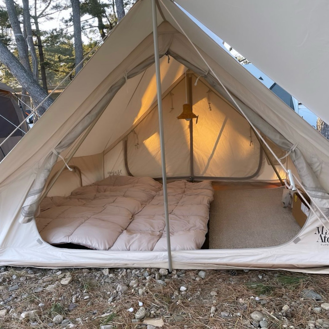 메종 아뜰리에 감성 면텐트+메종 브리즈 타프 셋트로 팝니다 | 데얼스 아웃도어 전문 플랫폼