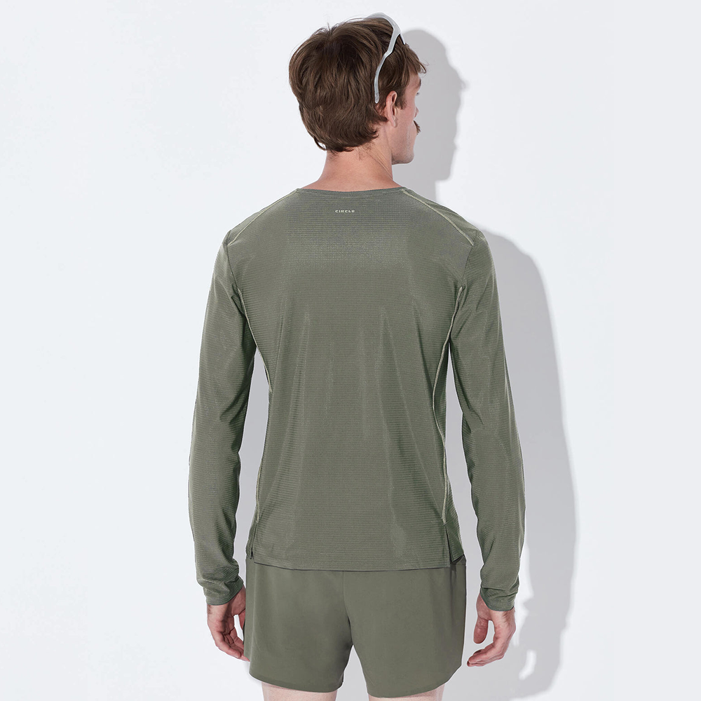 써클 레전드 긴팔 티셔츠 모스 그린 남성 | 데얼스 아웃도어 전문 플랫폼