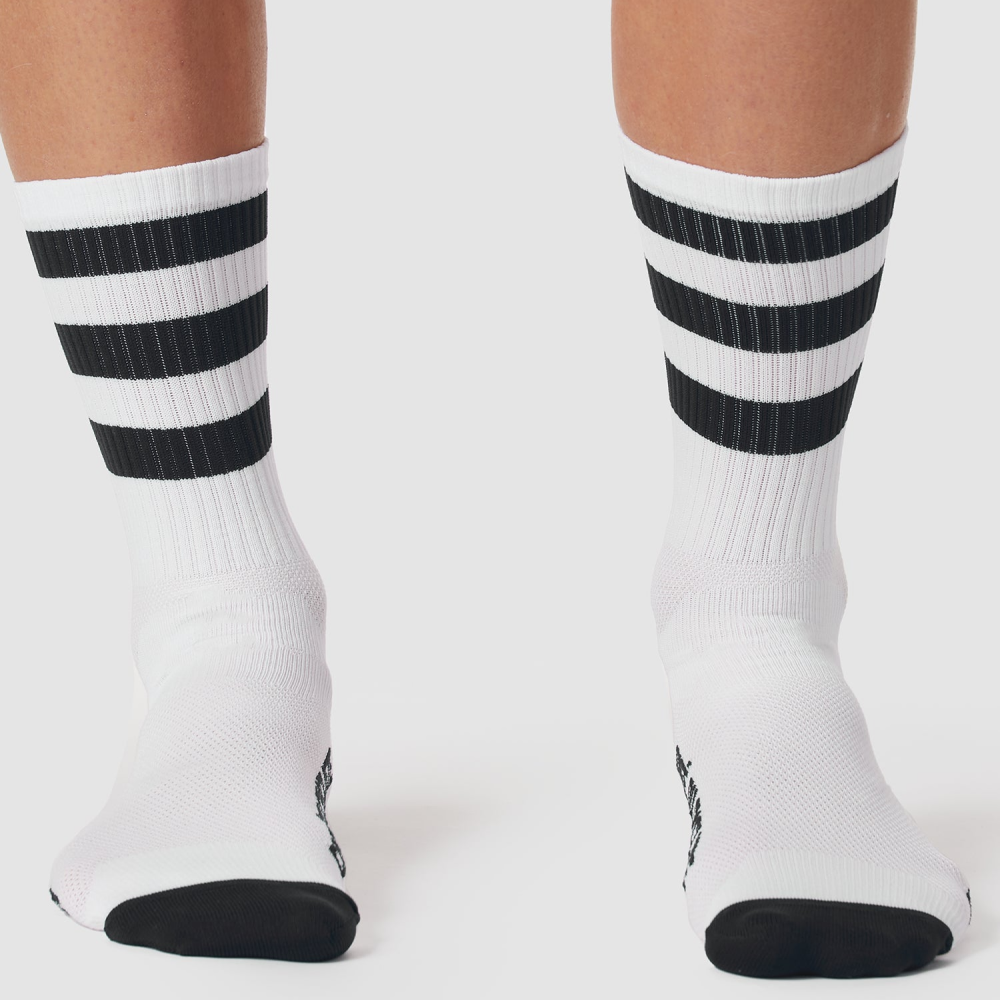 카페 드 사이클리스트 스케이트 클래식 삭스 양말 블랙 온 화이트 공용 | 데얼스 아웃도어 전문 플랫폼